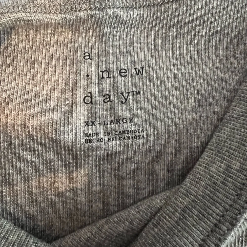 a new day Women's Ribbed Tank Tops (3) - Black, Gray, and Brown - NWOT #38 - Picture 8 of 8